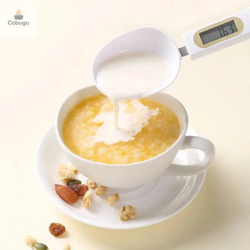 Mini Digital Smart Spoon Scale – Accurate to 0.1g cobugu