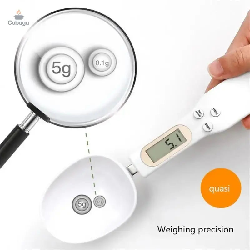 Mini Digital Smart Spoon Scale – Accurate to 0.1g cobugu