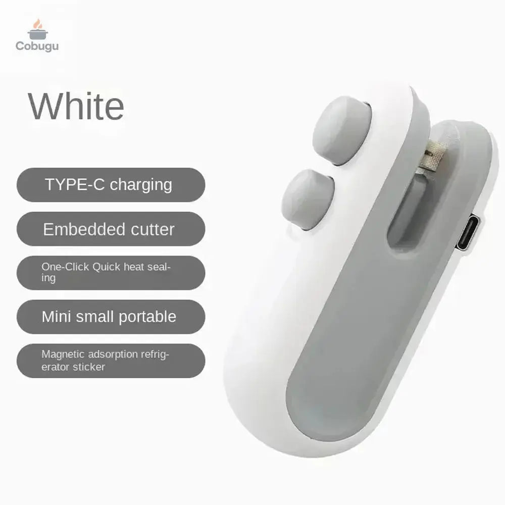 Mini USB charging packaging machine – Strong welding, neat cutting in 1 second cobugu