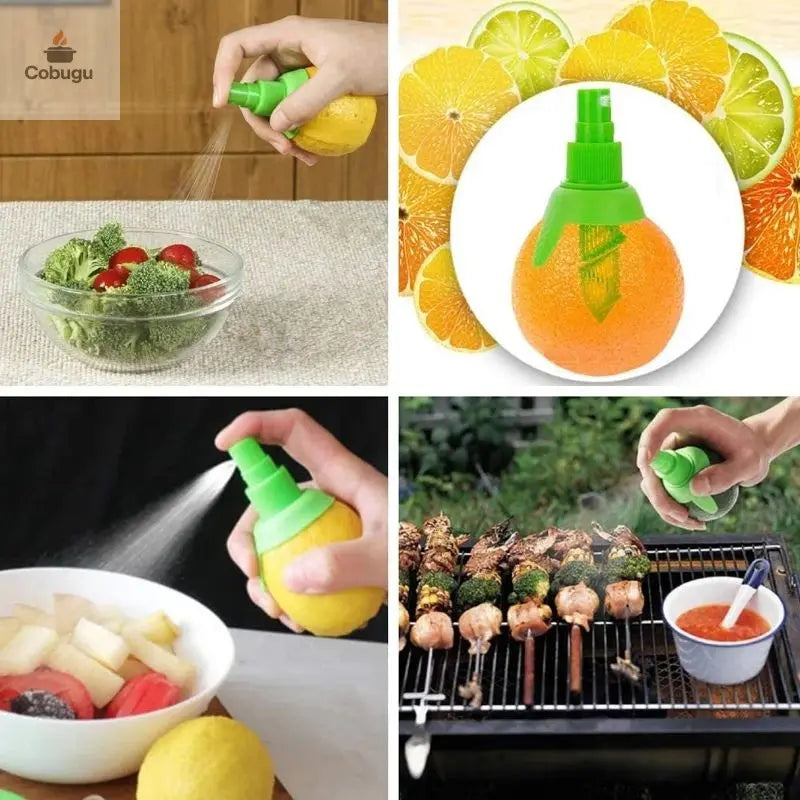 1PC Kitchen Gadgets Lemon Sprayer Fruit Juice Citrus Spray Orange Juice Squeeze Fruit Squeezer Kitchen Cooking Tools New cobugu