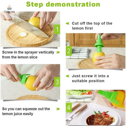 1PC Kitchen Gadgets Lemon Sprayer Fruit Juice Citrus Spray Orange Juice Squeeze Fruit Squeezer Kitchen Cooking Tools New cobugu