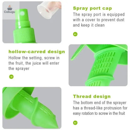 1PC Kitchen Gadgets Lemon Sprayer Fruit Juice Citrus Spray Orange Juice Squeeze Fruit Squeezer Kitchen Cooking Tools New cobugu