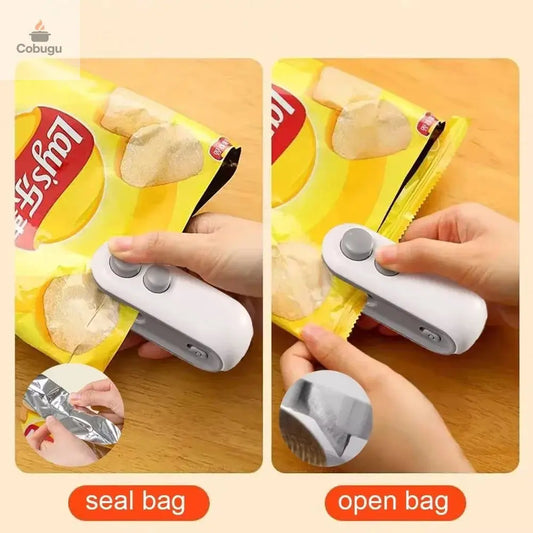 Mini USB charging packaging machine – Strong welding, neat cutting in 1 second cobugu